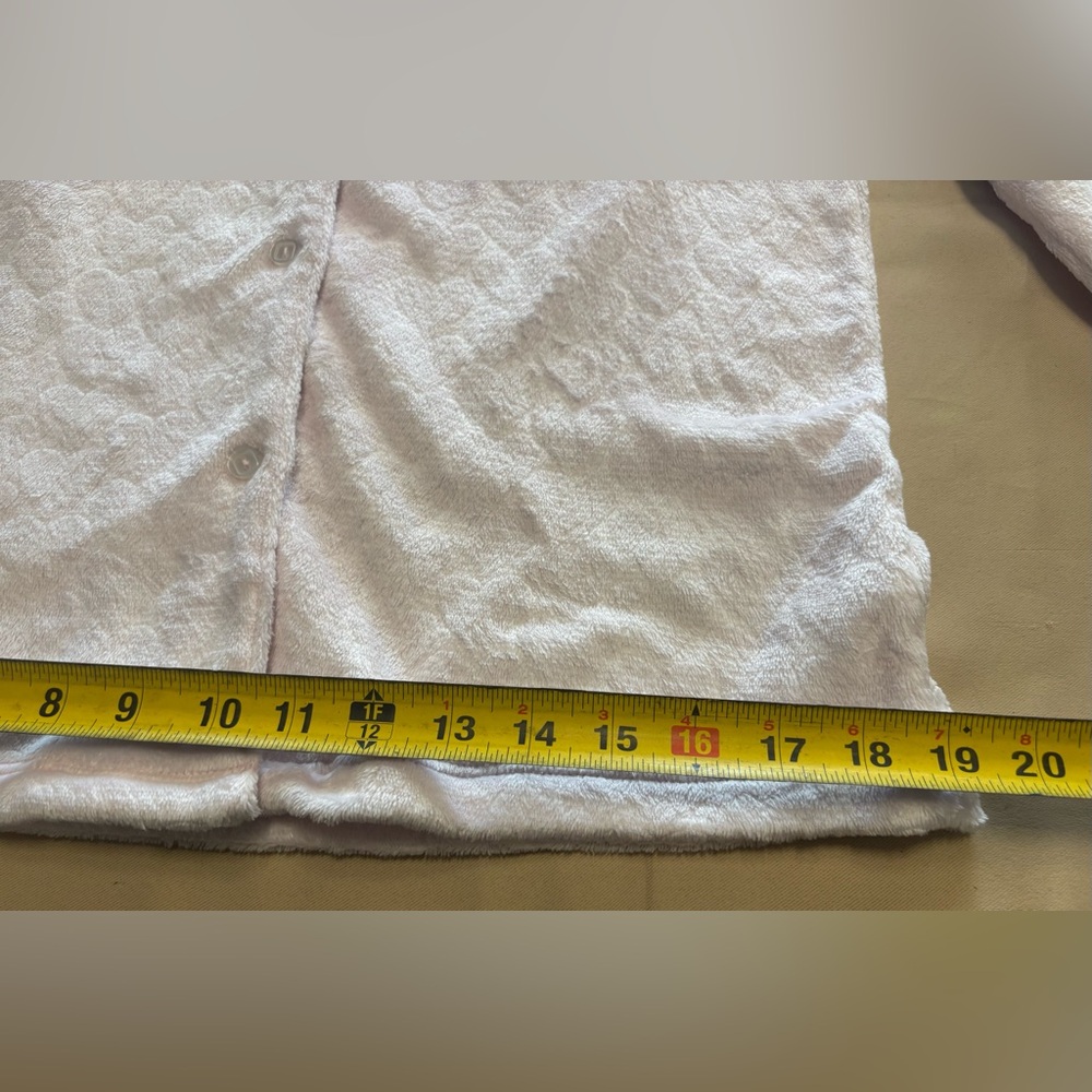 Soft Pink Button-Up Pajama Top with Heart - Picture 8 of 16